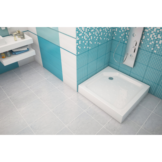 Душевой поддон МЕТАКАМ Universal N 80x80x16 акрил, (каркас+экран)