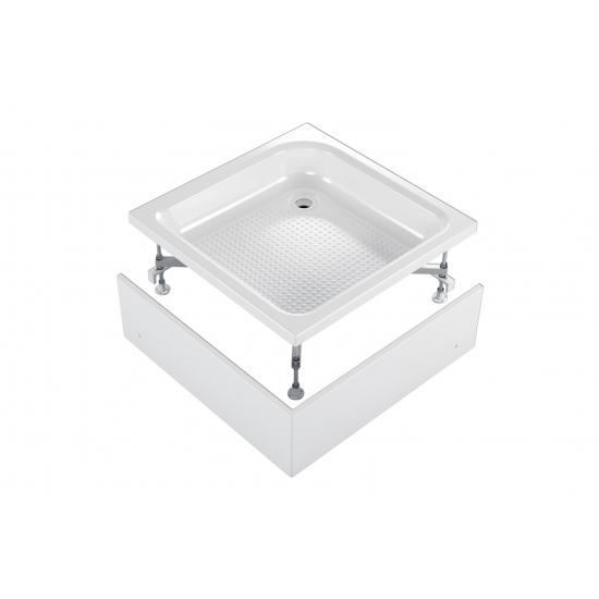 Душевой поддон МЕТАКАМ Universal S 90x90x30 акрил, (каркас+экран)