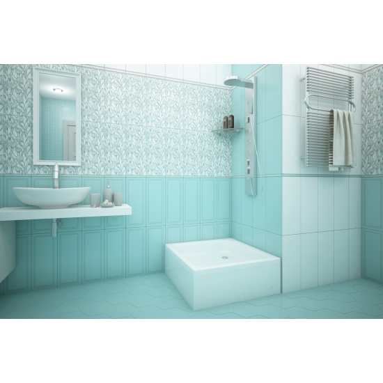 Душевой поддон МЕТАКАМ Universal S 90x90x30 акрил, (каркас+экран)