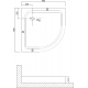 Душевой поддон NIAGARA Nova NG-90-90 90x90 см АБС-пластик
