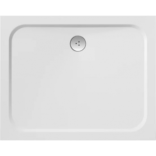 Душевой поддон RAVAK Galaxy Pro Chrome Gigant Pro 100х80 литьевой мрамор, с сифоном 