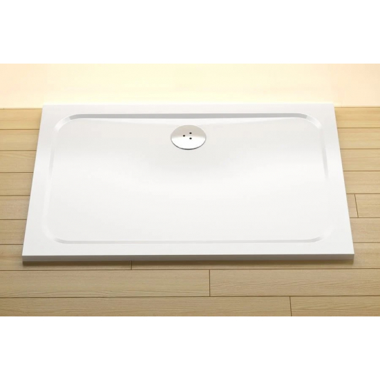 Душевой поддон RAVAK Galaxy Pro Chrome Gigant Pro 120х90 литьевой мрамор, с сифоном 