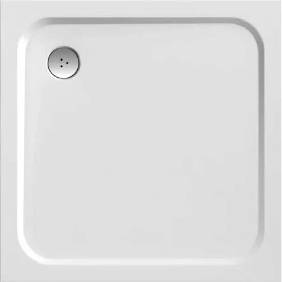 Душевой поддон RAVAK Galaxy Pro Chrome Perseus Pro-80 литьевой мрамор, с сифоном 