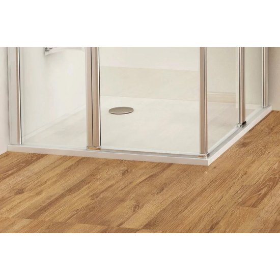 Душевой поддон RAVAK Galaxy Pro Chrome Perseus Pro-80 литьевой мрамор, с сифоном 