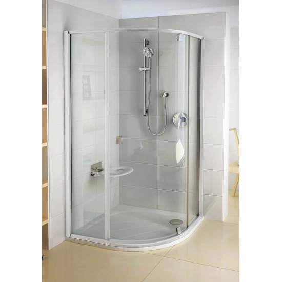 Душевой поддон RAVAK Galaxy Pro Elipso Pro-100 литьевой мрамор, с сифоном