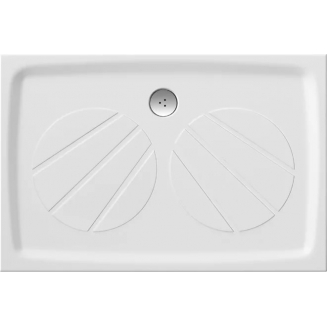 Душевой поддон RAVAK Galaxy Pro Gigant Pro 110x80 литьевой мрамор, с сифоном