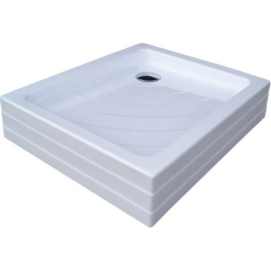 Душевой поддон RAVAK Kaskada Aneta PU 75x90 акрил, в сборе сифон / экран