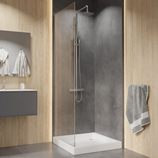 Душевой поддон RGW CR 70x70 керамический, белый