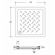 Душевой поддон RGW CR 80x80 керамический, белый