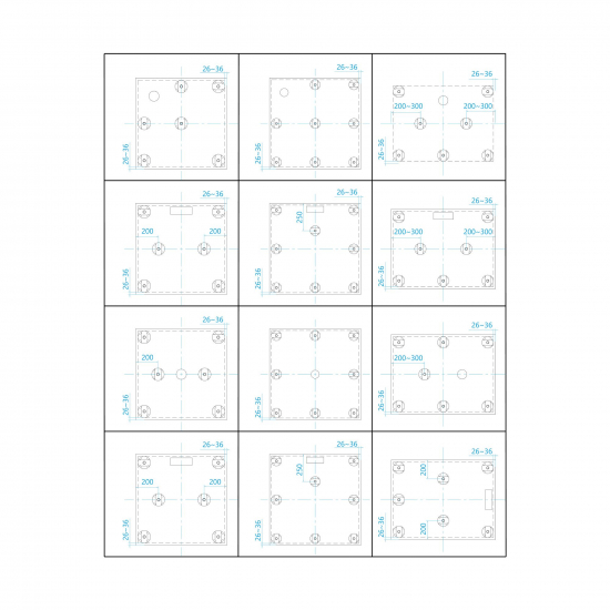 Душевой поддон RGW GWS-01 90x90 литьевой мрамор