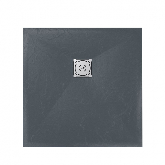 Душевой поддон RGW Stone Tray ST-G 75x75 искусственный камень, графит