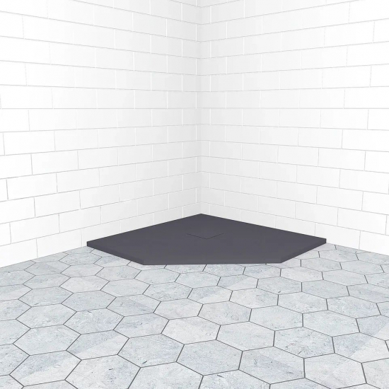 Душевой поддон RGW Stone Tray ST/T-G 100x100 искусственный камень, графит