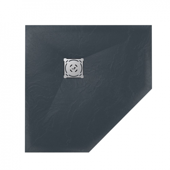 Душевой поддон RGW Stone Tray ST/T-G 80x80 искусственный камень, графит