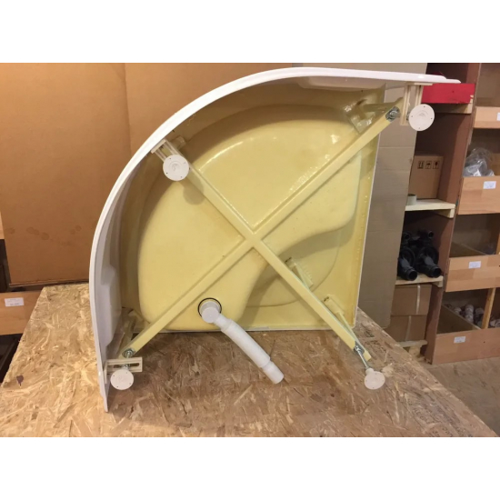 Душевой поддон SEAN S-514 90x90x45 акрил, с экраном и каркасом