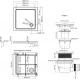 Душевой поддон WASSERKRAFT Amper 29T02 80x80x17,5 акрил