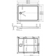 Душевой поддон WASSERKRAFT Amper 29T07 120x90x17,5 акрил