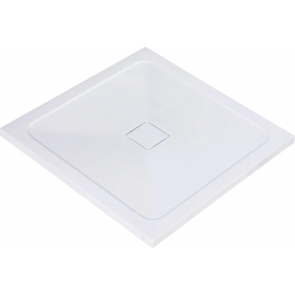 Душевой поддон WASSERKRAFT Dinkel 58T03 90x90 искуственный камень, с сифоном