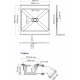 Душевой поддон WASSERKRAFT Elbe 74T19 100х100 стеклопластик