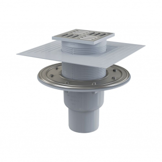 Душевой трап ALCA-PLAST APV2324 105x105x50/75