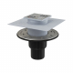 Душевой трап ALCA-PLAST APV4344 105x105x50/75