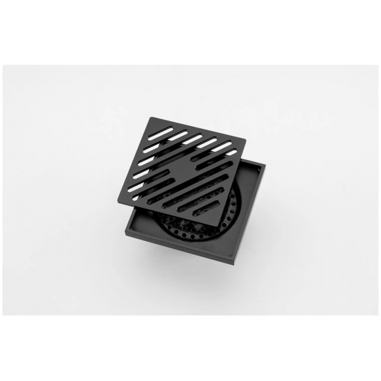 Душевой трап GAPPO G81050-6 100x100 черный