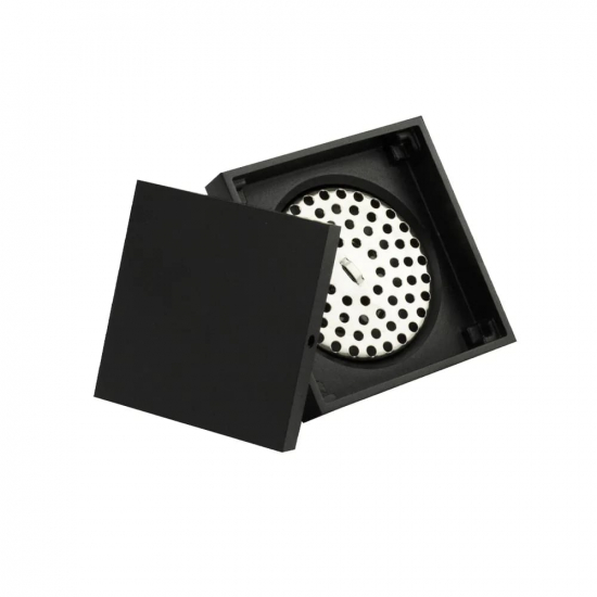 Душевой трап MAGNUS 00071 латунь графит 100x100x50 вертикальный