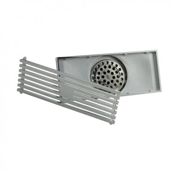 Душевой трап MAGNUS 00084 латунь хром 80x200x50 вертикальный