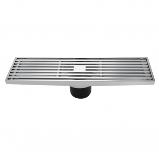 Душевой трап MAGNUS 00085 латунь хром 80x300x50 вертикальный