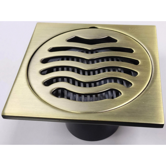 Душевой трап MAGNUS 1160 нержавеющая сталь бронза 100x100x50 вертикальный