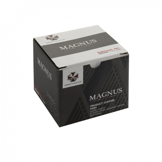 Душевой трап MAGNUS 1161 нержавеющая сталь чёрный 100x100x50 вертикальный