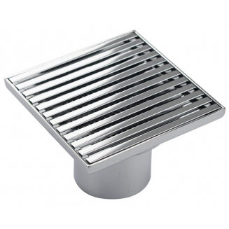 Душевой трап MAGNUS 1184 нержавеющая сталь хром 100x100x50 вертикальный