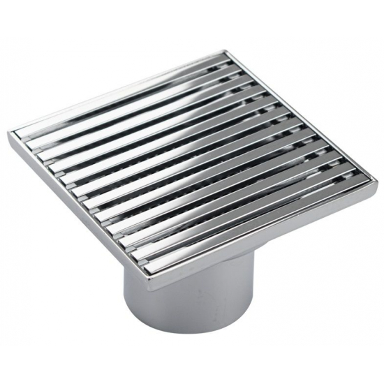 Душевой трап MAGNUS 1184 нержавеющая сталь хром 100x100x50 вертикальный