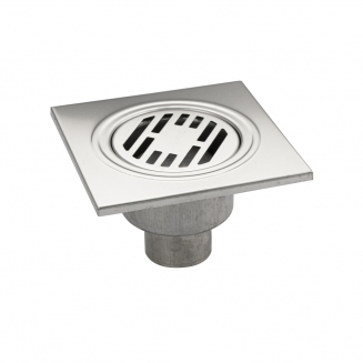 Душевой трап САНАКС 00022 150x150x50 нержавеющая сталь вертикальный