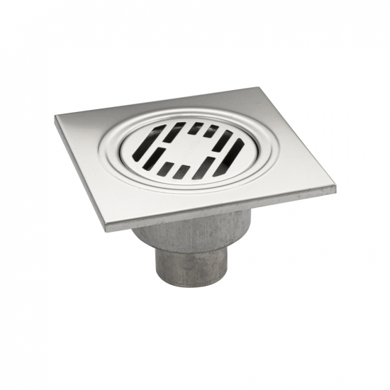 Душевой трап САНАКС 00022 150x150x50 нержавеющая сталь вертикальный