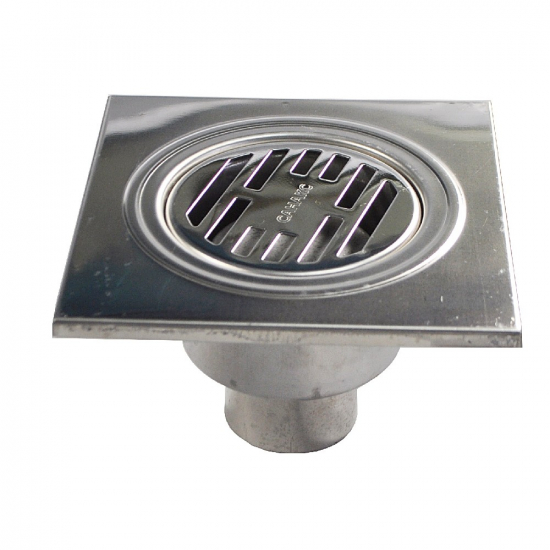 Душевой трап САНАКС 00022 150x150x50 нержавеющая сталь вертикальный