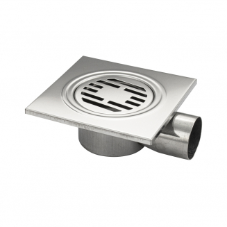 Душевой трап САНАКС 00023 150x150x50 нержавеющая сталь горизонтальный