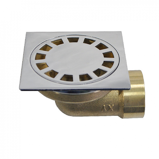 Душевой трап САНАКС 00033 латунь 100x100x50 горизонтальный