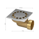 Душевой трап САНАКС 00033 латунь 100x100x50 горизонтальный