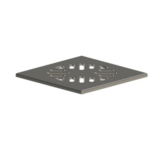 Душевой трап TATPOLIMER ТП-102.50-150VSHs 150x150x50 металическая решётка вертикальный