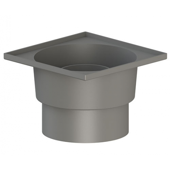 Душевой трап TATPOLIMER ТП-104.110-150VSHs 150x150x110 металическая решётка вертикальный 