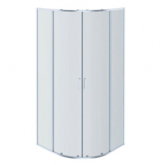 Душевой уголок АКВАТЕК AQ ARI RO 10020CH стекло прозрачное, профиль хром