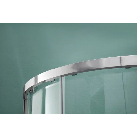 Душевой уголок АКВАТЕК AQ ARI RO 10020CH стекло прозрачное, профиль хром