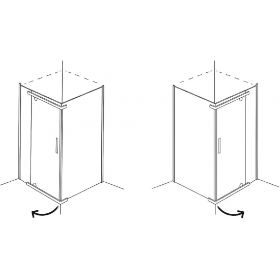 Душевой уголок ALEX BAITLER AB214-90 90x90x200