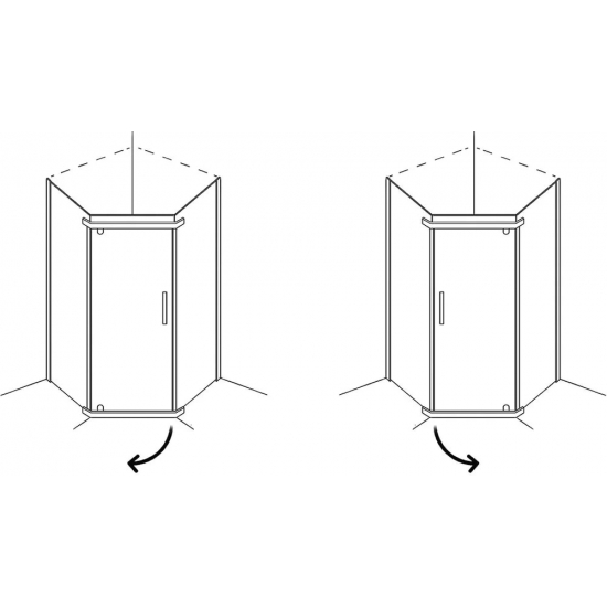 Душевой уголок ALEX BAITLER AB215-100 100x100x200