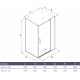 Душевой уголок ALEX BAITLER AB244-120 120x90x200