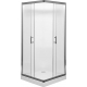 Душевой уголок AQUANET Alfa Cube NAA1142 100x100x200 стекло прозрачное, профиль хром