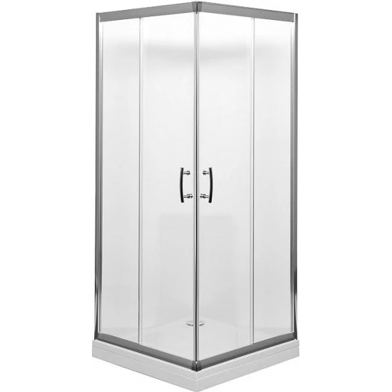 Душевой уголок AQUANET Alfa Cube NAA1142  90x90x200 стекло прозрачное, профиль хром