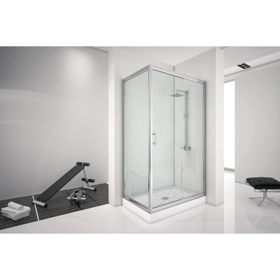 Душевой уголок AQUANET Alfa NAA1131 120x80x200 стекло прозрачное, профиль хром