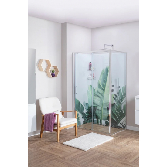 Душевой уголок AQUANET Alfa NAA1131 140x80x200 стекло прозрачное, профиль хром