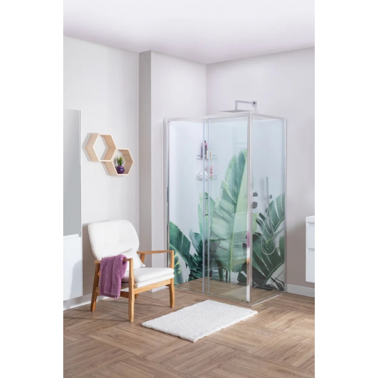 Душевой уголок AQUANET Alfa NAA1131 140x80x200 стекло прозрачное, профиль хром